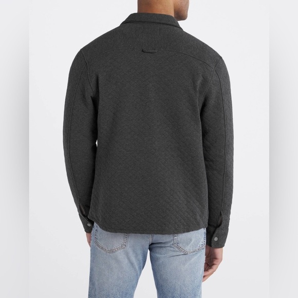 Flag & Anthem Charcoal Heather Alloway Quilted Shirt Jacket - Picture 2 of 10